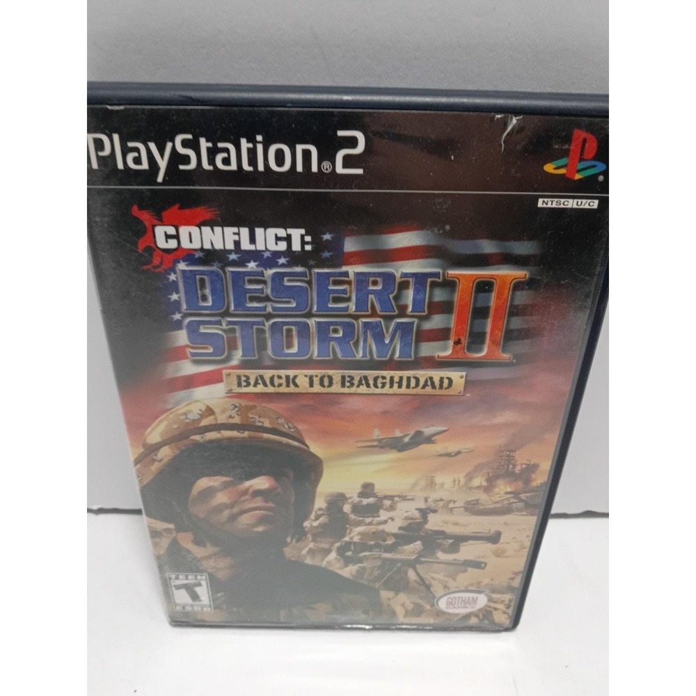 Conflict Desert Storm II Back to Baghdad Sony PlayStation 2 PS2 Game CIB Tested